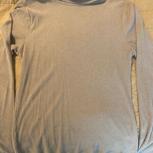 Old Navy Ribbed Plush Tee in Tan